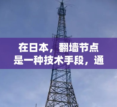 在日本，翻墙节点是一种技术手段，通过绕过物理墙或物理边界，访问互联网。然而，由于日本作为一个主权国家，其互联网管理政策可能会对这些翻墙节点采取一些限制措施。以下是一些可能的相关信息