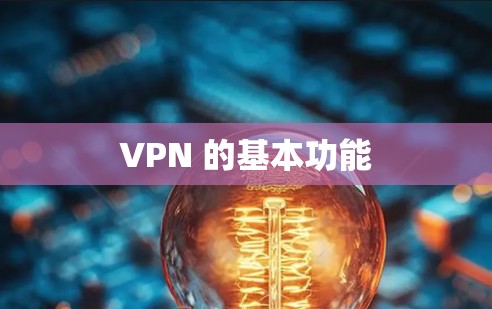 VPN 的基本功能