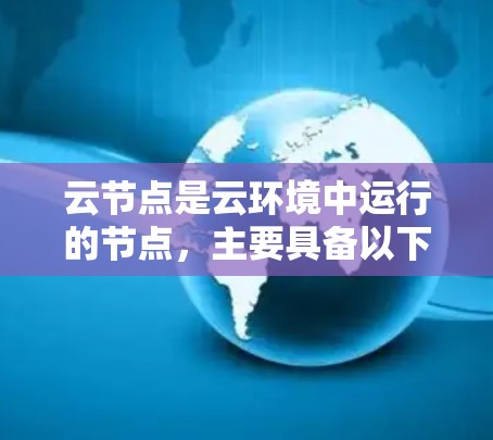 云节点是云环境中运行的节点，主要具备以下特点