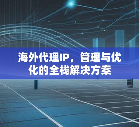 海外代理IP，管理与优化的全栈解决方案