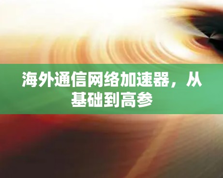 海外通信网络加速器，从基础到高参