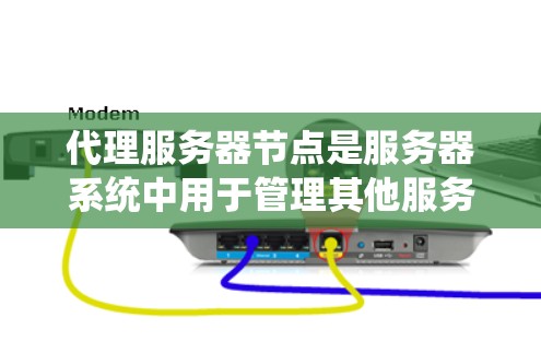 代理服务器节点是服务器系统中用于管理其他服务器节点的功能节点,通常用于资源管理和监控。以下是对代理服务器节点的详细说明 代理服务器节点是服务器系统中用于管理其他服务器节点的功能节点,通常用于资源管理和监控。以下是对代理服务器节点的详细说明