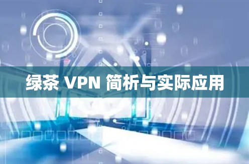 绿茶 VPN 简析与实际应用 绿茶 VPN 简析与实际应用