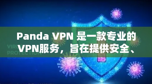 Panda VPN 是一款专业的VPN服务，旨在提供安全、可靠和高效的网络连接。以下是对 Panda VPN 的详细介绍，供您参考