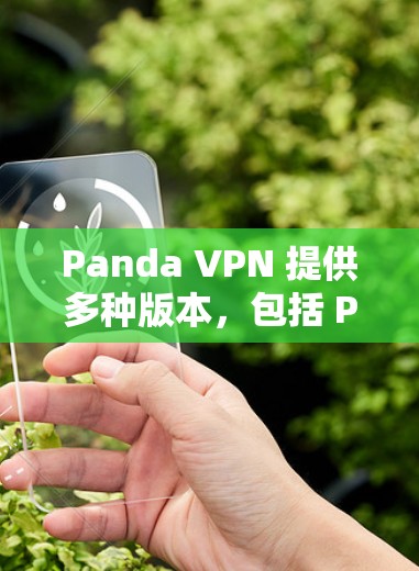 Panda VPN 提供多种版本，包括 Panda VPN 3、Panda VPN 4 和 Panda VPN 5 等。以下是一些关键信息