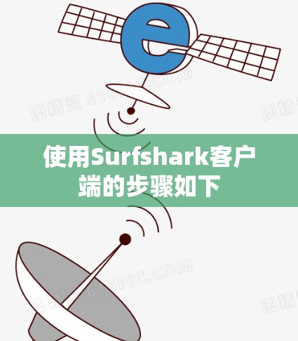 使用Surfshark客户端的步骤如下