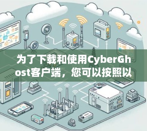 为了下载和使用CyberGhost客户端，您可以按照以下步骤进行