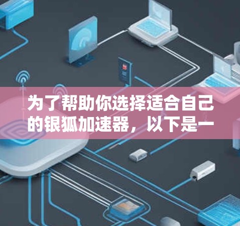 为了帮助你选择适合自己的银狐加速器,以下是一步步的指导 为了帮助你选择适合自己的银狐加速器,以下是一步步的指导