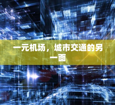 一元机场，城市交通的另一面