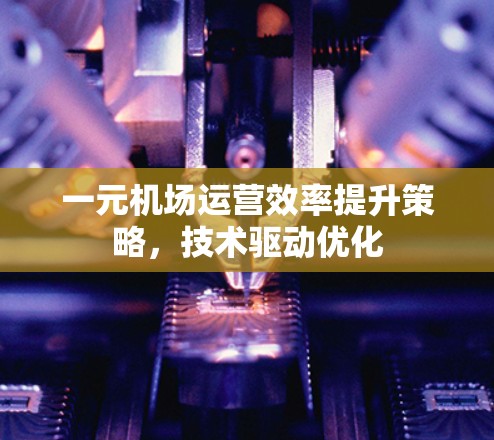 一元机场运营效率提升策略,技术驱动优化 一元机场运营效率提升策略,技术驱动优化