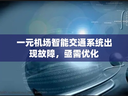 一元机场智能交通系统出现故障,亟需优化 一元机场智能交通系统出现故障,亟需优化