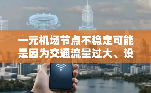 一元机场节点不稳定可能是因为交通流量过大、设备老化或资源不足导致的。为了解决这个问题,可以从以下几个方面进行优化 一元机场节点不稳定可能是因为交通流量过大、设备老化或资源不足导致的。为了解决这个问题,可以从以下几个方面进行优化