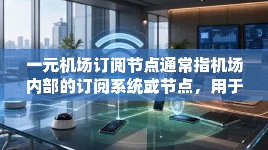 一元机场订阅节点通常指机场内部的订阅系统或节点,用于管理各种类型的订阅服务,如机票预订、酒店预订、餐饮预订等。这些订阅节点可能允许用户选择特定的航班、酒店、餐厅等信息,以便在不同场合下进行预订 一元机场订阅节点通常指机场内部的订阅系统或节点,用于管理各种类型的订阅服务,如机票预订、酒店预订、餐饮预订等。这些订阅节点可能允许用户选择特定的航班、酒店、餐厅等信息,以便在不同场合下进行预订