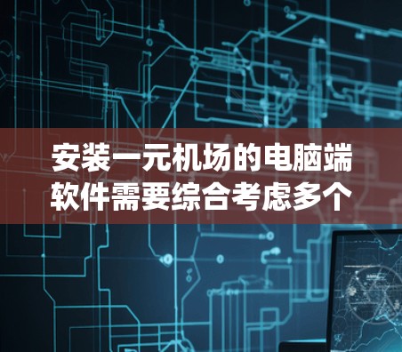 安装一元机场的电脑端软件需要综合考虑多个因素，以下是一步-by-step的指南
