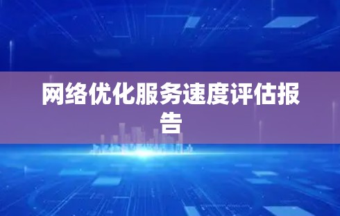网络优化服务速度评估报告