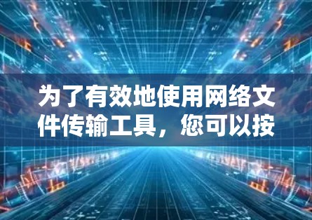 为了有效地使用网络文件传输工具，您可以按照以下步骤进行操作