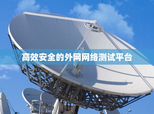 高效安全的外网网络测试平台