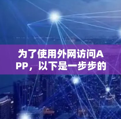 为了使用外网访问APP，以下是一步步的指南