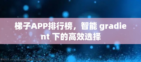 梯子APP排行榜，智能 gradient 下的高效选择
