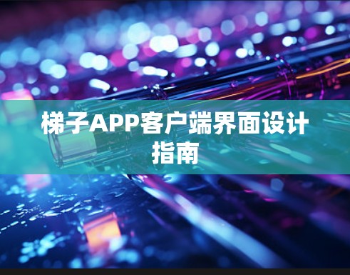 梯子APP客户端界面设计指南
