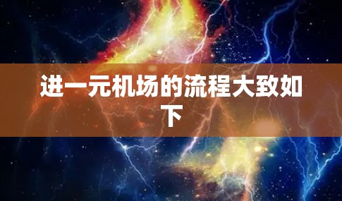 进一元机场的流程大致如下