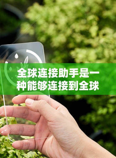 全球连接助手是一种能够连接到全球网络的设备或工具，提供高带宽、高性能的网络连接，广泛应用于国际旅行、商务交流、远程办公等领域。以下是关于全球连接助手的详细信息