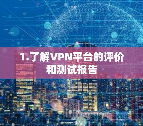 1.了解VPN平台的评价和测试报告