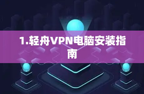 1.轻舟VPN电脑安装指南