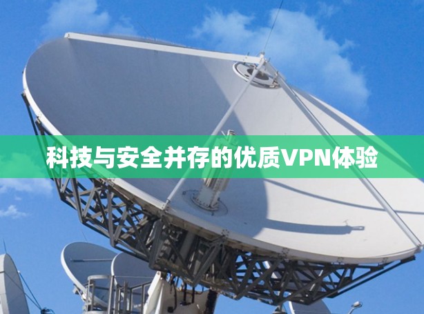 科技与安全并存的优质VPN体验
