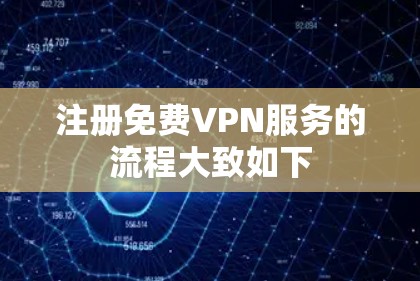 注册免费VPN服务的流程大致如下 注册免费VPN服务的流程大致如下