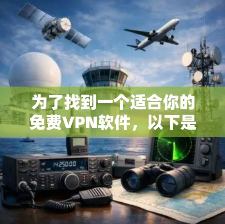 为了找到一个适合你的免费VPN软件，以下是一个逐步的建议过程