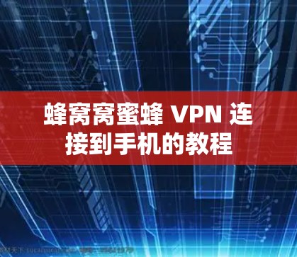 蜂窝窝蜜蜂 VPN 连接到手机的教程