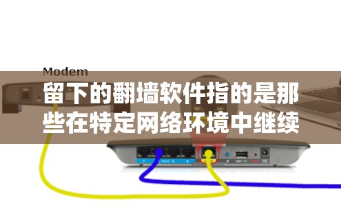 留下的翻墙软件指的是那些在特定网络环境中继续运行或绕过服务器 walls的工具。这些软件通常与绕过防火墙或在特定网络架构下有效使用有关。以下是对这一概念的详细分析 留下的翻墙软件指的是那些在特定网络环境中继续运行或绕过服务器 walls的工具。这些软件通常与绕过防火墙或在特定网络架构下有效使用有关。以下是对这一概念的详细分析