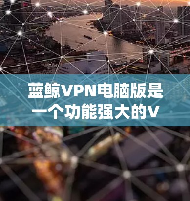 蓝鲸VPN电脑版是一个功能强大的VPN工具，适合在Windows系统上使用。以下是按照步骤的使用指南