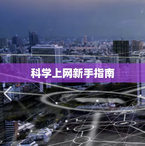 科学上网新手指南 科学上网新手指南